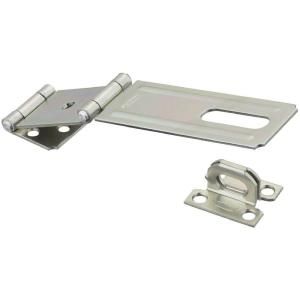 National Hardware 4 1/2 in. Zinc Plated Double Hinge Safety Hasp V34 4 1/2 DBL HASP ZN