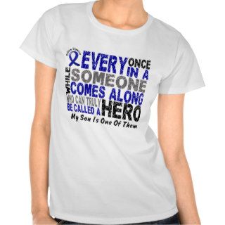 HERO COMES ALONG 1 Son COLON CANCER T Shirts