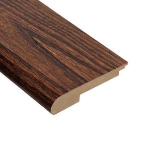 Home Legend Elm Walnut 3/8 in. Thick x 3 1/2 in. Wide x 78 in. Length Hardwood Stair Nose Molding HL76SNH