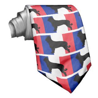 berger picard silhouette flag neck ties