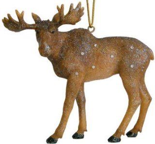December Diamonds Zoology Collection Moose Ornament Rhinestone Studded   Decorative Hanging Ornaments