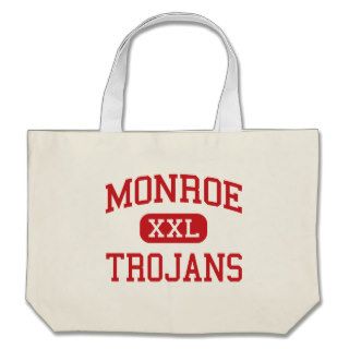 Monroe   Trojans   High School   Monroe Michigan Tote Bag