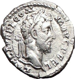 COMMODUS Nude Gladiator 192AD Rare Ancient Silver Denarius Roman Coin Liberty 