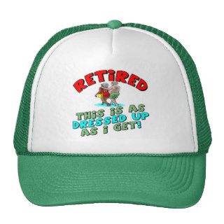 Retirement Gifts and Retirement T shirts Hat