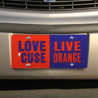 NCAA Syracuse Orange Love Live Team Laser Tag  Sports Related Tailgater Mats  Sports & Outdoors