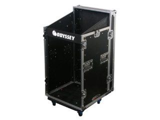 Odyssey FZSRP1116W Combo Rack Case W/ Wheels Large Rack Case Musical Instruments