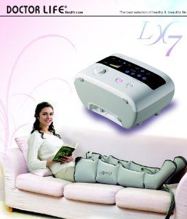 DR.LIFE Luxury LX7 Healthcare Air Compression Leg Massager Complete Set(110 voltage) (XL) Health & Personal Care