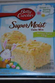 Betty Crocker Super Moist Spring Party Chip Cake Mix 15 Ounce Package  Grocery & Gourmet Food