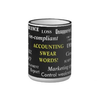 Accounting Swear Words Very Rude Accounting Terms Mug