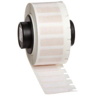 Brady PTL 10 457 TLS 2200 and TLS PC Link 0.75" Width x 0.25" Height, B 457 High Temperature Polyimide, Gloss Finish White Label (750 per Roll)