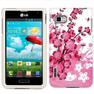 T Mobile LG Optimus F3 Spring Flower Phone Case Cover Cell Phones & Accessories