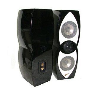 Jaton Lyra HD 441 Pair Bookshelf Loud Speakers, Black Gloss Electronics