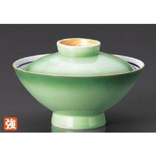 soup cereal bowl kbu458 04 032 [5.87 x 3.75 inch] Japanese tabletop kitchen dish Large tea green color large tea ( with a cover ) [14.9 x 9.5cm] strengthening inn restaurant tableware restaurant business kbu458 04 032 Soup Cereal Bowls Kitchen & Dini