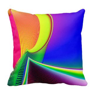 Fractal Fluorescent Boat and Giant Wave Pillow