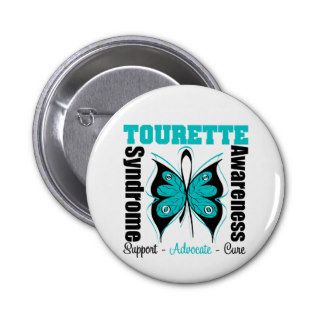 Tourette Syndrome Awareness Butterfly Pins