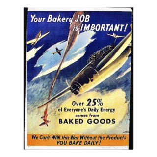 Your Bakery Job Is Important, Baked Goods Flyers