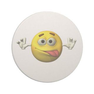 Thumbs Up Smiley Face character Drink Coasters