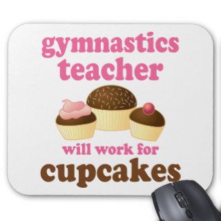 Funny Gymnastics Teacher Mouse Pad