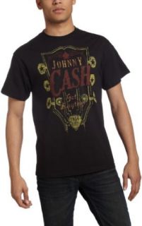Zion Rootswear Men's Johnny Cash Get Rhythm T Shirt,Black,X Large Clothing