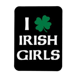 I Love Irish Girls Vinyl Magnets