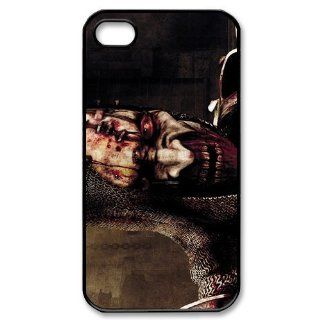 Custom Zombies Skull Cover Case for iPhone 4 4s LS4 3715 Cell Phones & Accessories