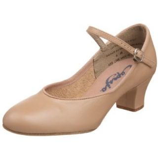 Capezio Women's 459 Suede Sole Jr. Footlight Character Shoe Shoes