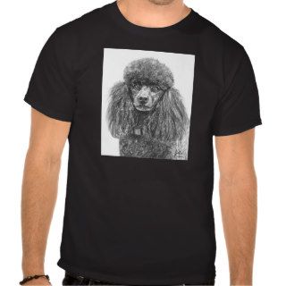 Standard Poodle Sketch T Shirt