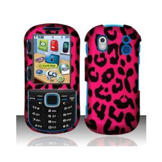 Pink Leopard Hard Cover Case for Samsung Intensity II 2 SCH U460 Cell Phones & Accessories