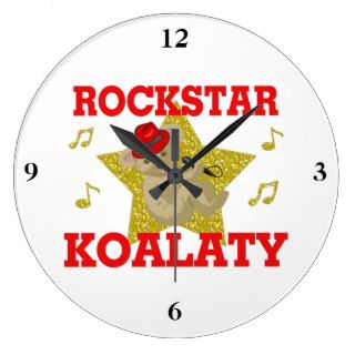 Rockstar Koalaty Singing Party Animal Wallclock