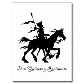 Don Quixote Rides Again Postcard