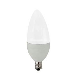 TCP 40W Equivalent Soft White (2700K) B10 Frosted Decorative LED Light Bulb (2 Pack) RLDCT5W27KF2