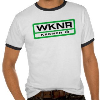WKNR Detroit Top 40 Rock & Roll Radio Station Tees