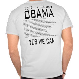Barack Obama A Timeline To The Presidency T Shirt