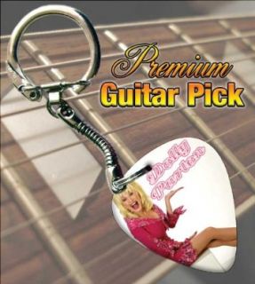 Dolly Parton (2) Premium Guitar Pick Keyring Shoes