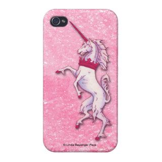 Unicorn Pink Glitter iPhone 4/4S Cases