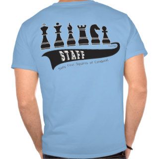 Staff Chess shirt, Wit t shirt, Chess t shirt