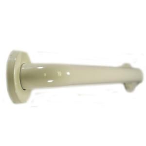 WingIts Premium 48 in. x 1.5 in. Polyester Painted Stainless Steel Grab Bar in Almond (Biscuit) (51 in. Overall Length) WGB6YS48BI