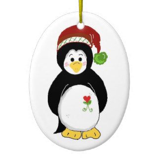 Christmas Penguin Christmas Ornament