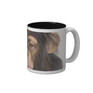 Monkey scratching its head coffee mugs