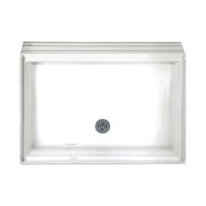 American Standard Town Square 34 in. x 48 in. Single Threshold Shower Base in White 4834.STTS.020