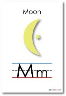 The Letter M   Moon Spelling   NEW Classroom Poster  Themed Classroom Displays And Decoration 