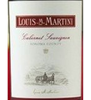 2009 Louis Martini Cabernet Sauvignon Sonoma 750ml Wine