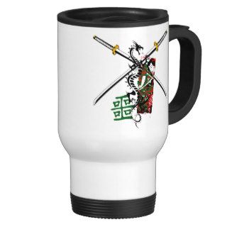 Wicked Dragon Samurai Cup Coffee Mugs