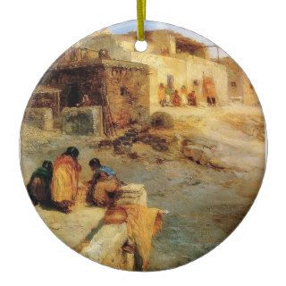 An Indian Pueblo Laguna New Mexico   1906 Christmas Tree Ornaments