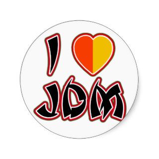 I Heart JDM (Kareha) Stickers