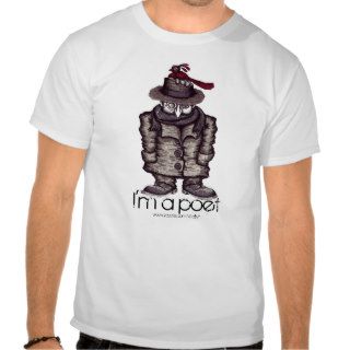 Abstract poet graphic art cool t shirt design