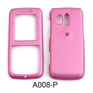 Samsung Messenger R450/R451 (Straight talk) Honey Pink, Leather Finish Hard Case,Cover,Faceplate,Snap On,Housing,Protector Cell Phones & Accessories