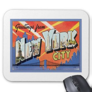 Greetings New York City Mousepads