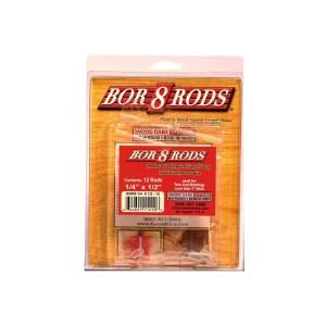 SYSTEM THREE 1/4 in. x 1/2 in. Bor 8 Rods Wood Care System 207761