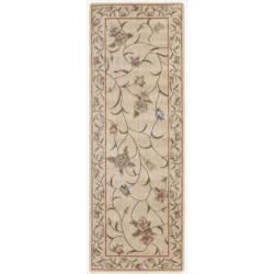 Nourison Summerfield Ivory Traditional Floral Rug (2'3 x 8') Nourison Runner Rugs